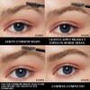 BINGBRUSH Mascara Tintada Engrosante para Cejas, Brow Fast Sculpt, Impermeable,
