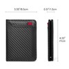 LOUEBICA Slim Wallet for Men Pocket Minimalist with ID Window