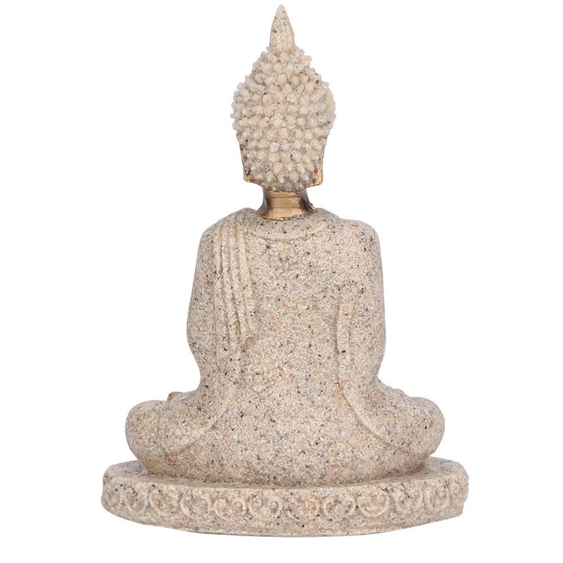 Estatua de Buda Ejoyous, estatua de Buda sentada meditando, decoración