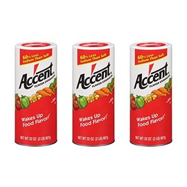 Accent Flavor Enhancer - 2 lb. canister by Accent [Foods] (Pack of 3)