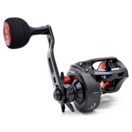 CAMEKOON Bucara 300 Baitcasting Reel, Wider Graphite Frame, 7+1 Stainless Steel Ball Bearings, 35 lb Carbon Drag, 10 Button Magnetic Braking System, Short Main Shaft, Low Profile Casting Fishing Reel