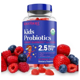 Lovebug Kids Gomitas Probióticas Orgánicas 60 Gomitas
