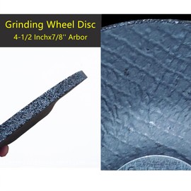 ROZZLOOM 4 1/2 Inch Grinding Wheel Discs for Angle Grinder - 4.5” x 1/4” x 7/8” Depressed Center Aluminum Oxide Grinding Wheels for General Purpose Metal and Stainless Steel-2pcs