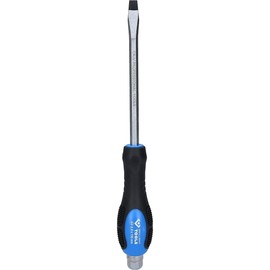BRILLIANT TOOLS BT034805 Screwdriver Slotted with Impact Cap, 8.0 mm [Powered by KS Tools]