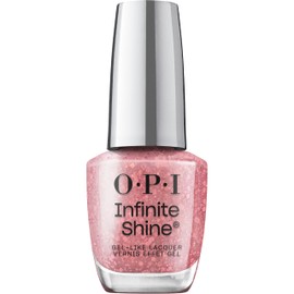 OPI Infinite Shine Servin’ Pink | Jelly Soft Pink Glitter Long Wear Gel Like Nail Polish | Make 'Em Jelly! Collection | Summer 2025