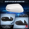 Right Passenger Side Mirror Cap Cover Compatible with Honda CRV