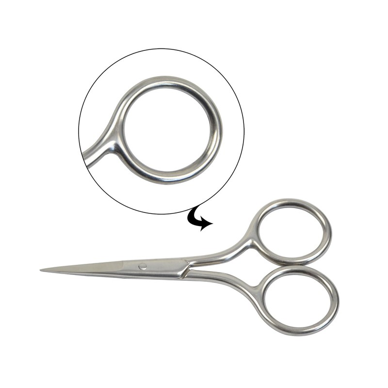 Eyebrow Scissors Cuticle Scissors Stainless Steel Ultra-Thin Nail Clippers Small