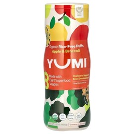 Yumi Organic Apple Broccoli Rice-Free Puffs, 1.5 OZ