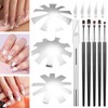 Tucnoeu 3 Pieces French Tip Cutter Nail Manicure Edge Trimmer