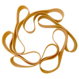 National Artcraft® 7" Heavy-Duty Natural Crepe Rubber Band - for Ceramic Molds (1 lb/28 pcs)