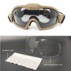 PAIRSOFTWIN Airsoft Tactical Goggles with Fan Anti Fog and 2