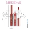 Set De 6 Labiales Tonos Matte Nude Larga Duración Waterproof