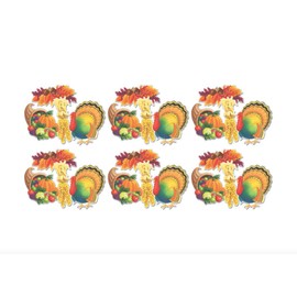 Beistle 24-Pack Decorative Thanksgiving Cutouts, 14-Inch