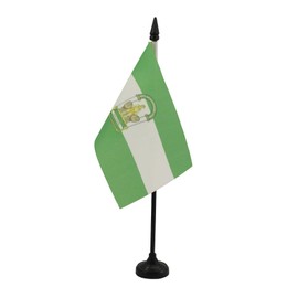 AZ FLAG - Andalusia Table Flag - 15 x 10 cm - Andalusia Table Flag 10 x 15 cm - Flags