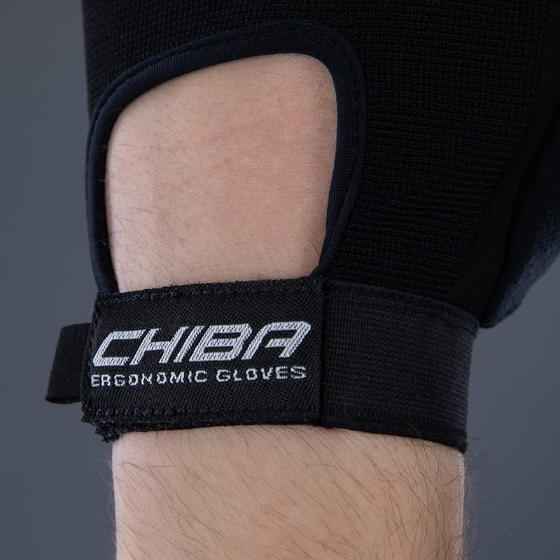 Chiba Unisex's Fit Glove, Black, Large