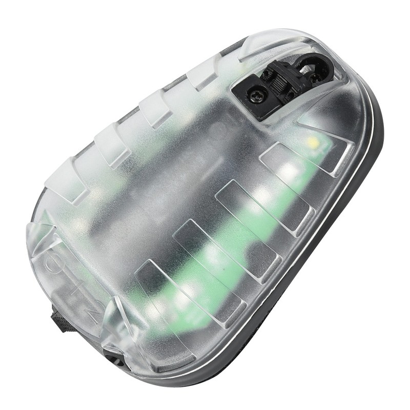 EX433‑BK‑GREEN Tactics Survival IR Flash Waterproof Ladybird Lamp Safety Flash