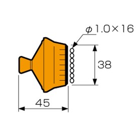 MST Corporation NZ6-FW1-2 Lock Line Nozzle