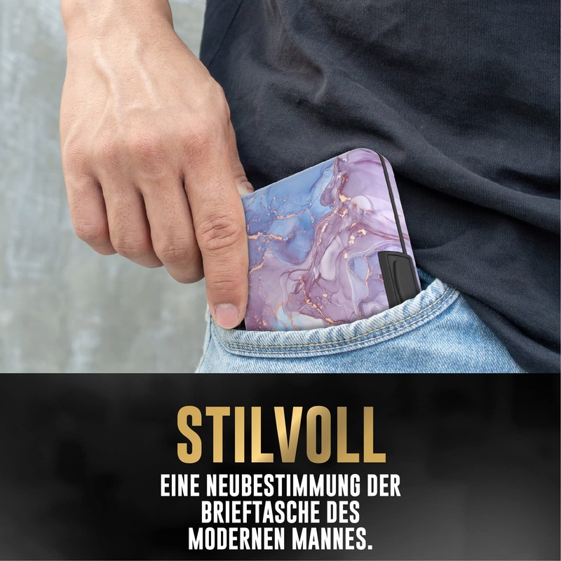 TopMost RFID Blocking Aluminium Wallet Credit Card Holder for Men