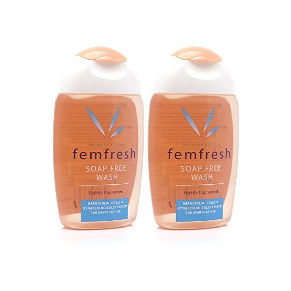 2X Femfresh Daily Intimate Hygiene Wash Soap Free 150ml Lightly