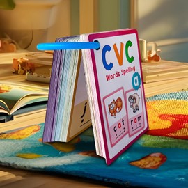 Sight Word Flash Cards - Letter Sound Cards - Phonics Games Early Education Learning Puzzle for Ages 3+ Girls Boys Indoor Outdoor Classroom Kindergarten Home Homeschool