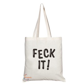 Coralgraph Inc TB1102 Feck It Novelty Present Gift Printed Eco-Friendly Stylish Long Handled Tote Shoulder Bag