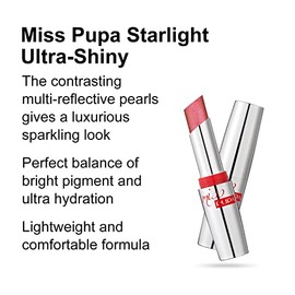Miss Pupa Starlight Ultra-Shiny Lipstick - 701 Sweet Kate by Pupa Milano for Women - 0.88 oz Lipstick