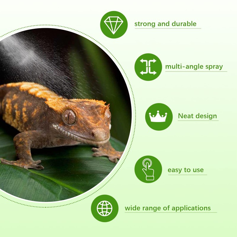 Moistenland Reptile Terrariums Misting Accessories kit, 20 pcs