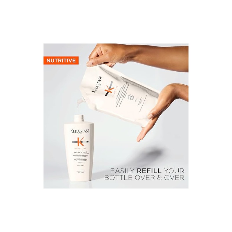 KÉRASTASE Bain Satin Riche | Shampoo Cabello Muy Seco 500