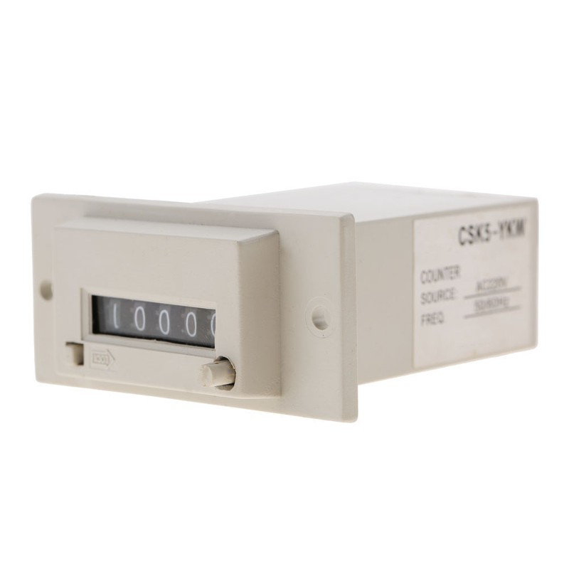 CSK5-YKW 5 Digit Electromagnetic Pulse Counter AC220V / AC110V /