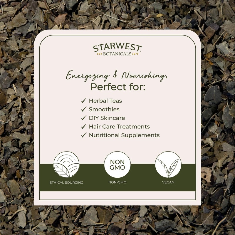 Starwest Botanicals Organic Moringa Leaf - Herb for Tea, Capsules,