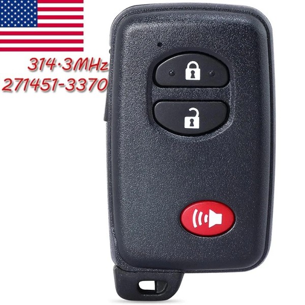 Unbranded Smart Key Proximity Remote Fob for Toyota Prius 2011