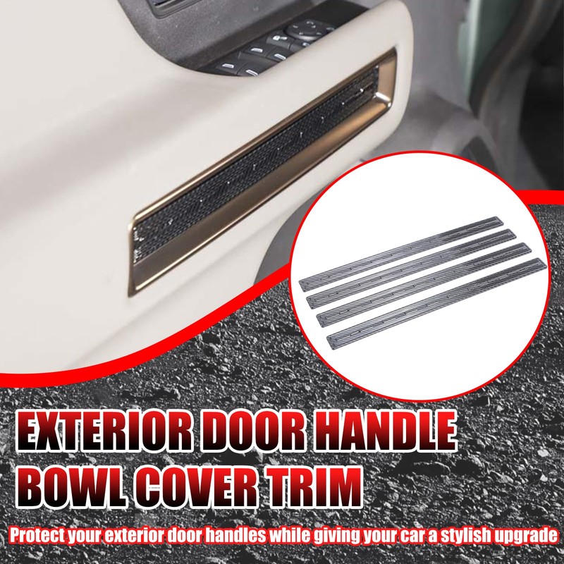 Yinanlutos Inner Door Panel Strip Trim Cover Compatible with Hummer