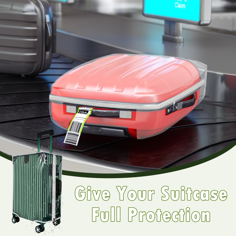 Transparent Suitcase Cover Set PVC Suitcase Cover Waterproof Suitcase Cover