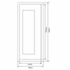 5 Jumbo Blank Photo Fridge Magnet 119 x 47 mm