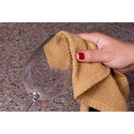 Living Fashions 8 Pack Dish Cloths for Washing Dishes - 100% Cotton Absorbent Dish Towels Size 12" x 12" - Perfect Dish Rags for Washing Dishes - Kitchen Rags and Washcloths for Dishes