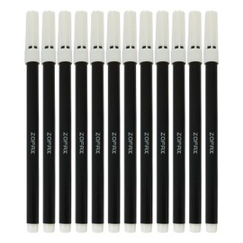 ZOFAX Sketcho Single Colouring Felt Tip Pens, Fine Point, BLACK, Pack of 12, Felt Tip Pens for Colour Draw Sketch Write Mark, Ideal for School Office Home Use