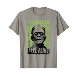 Funny Retro You Make Me Feel Alive Frankenstein Monster T-Shirt