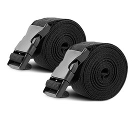 RGOAANC 2PCS 39 Inch Battery Strap with Buckle, Black Polypropylene Plastic Battery Straps, Universal for Cars, Trucks, Boats, RV