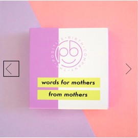 Words for Mothers Affirmation Cards, 28 Supportive Mantras and Phrases from New Mums