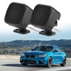 Qiilu Car Speaker, High Pitch Speaker 2 Pack Square Speaker,