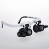 Loupe Magnifier Glasses Head Mount with LED Light Adjustable Glasses