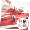 WOONEKY Heart Nail Art Palette 4pc Nail Tips Display Racks
