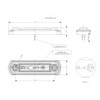 BUL BARS 2 x 4 SMD LED White Side Light