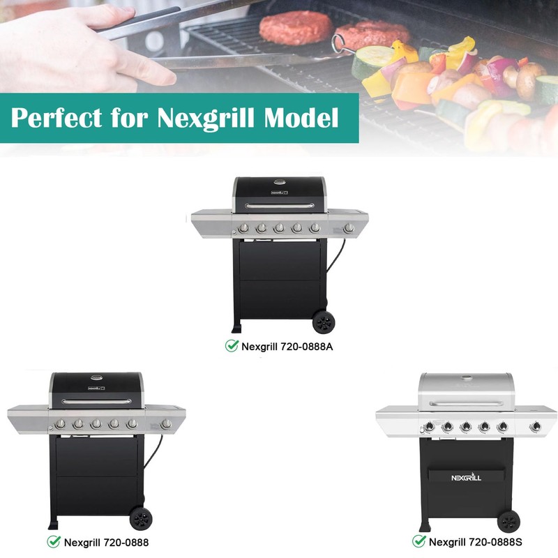 EasiBBQ Full-Size Griddle Inserts for Home Depot Nexgrill 5 Burner