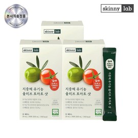 Skinny Lab 스키니랩 지중해 유기농 올리브 토마토 샷 10포x3박스 (30일) Skinny Lab Mediterranean Organic Olive Tomato Shot 10 Packs x 3 Boxes (30 Days)