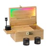 MKQ Storage Box with Lock,Bamboo Storage Box with Combination,Smell Proof
