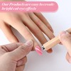 2Pcs 3 in 1 Wooden Handle Nail Magnet Cat Eye