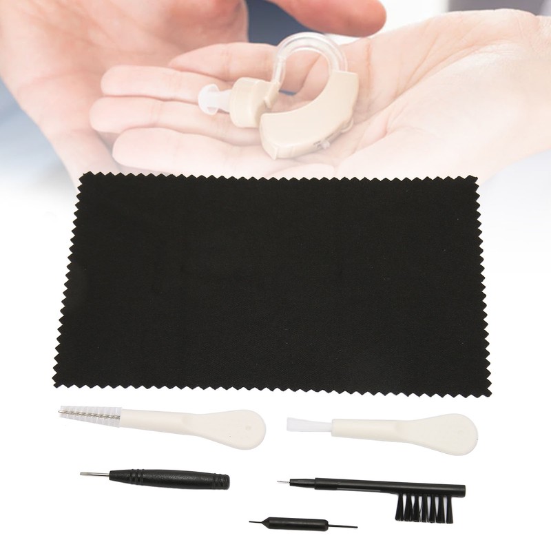 6pcs Sound Amplifier Cleansing Tools Debris Earwax Removal Earphone Care