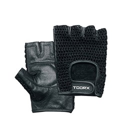 Weight lifting gloves - leather/mesh