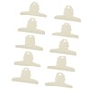 10Pcs Hinge Clips Large Metal Hinge Binder Clips for Paper